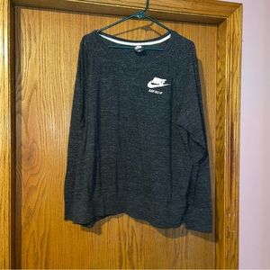 Nike heather gray long sleeve tee size 3x